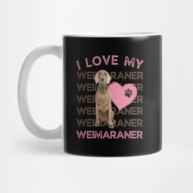 Weimaraner Life is better with my dogs Dogs I love all the dogs by BoogieCreates